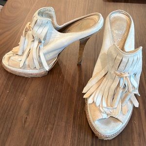 Jeffrey Campbell Suede mules